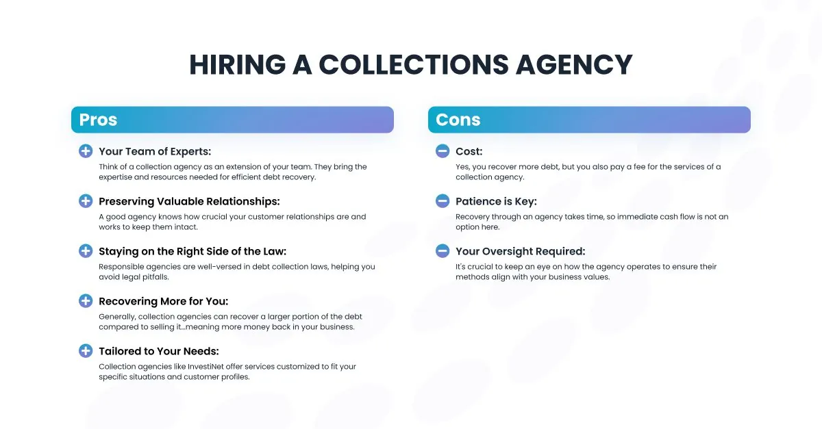Hiring a Collection Agency - Pros and Cons