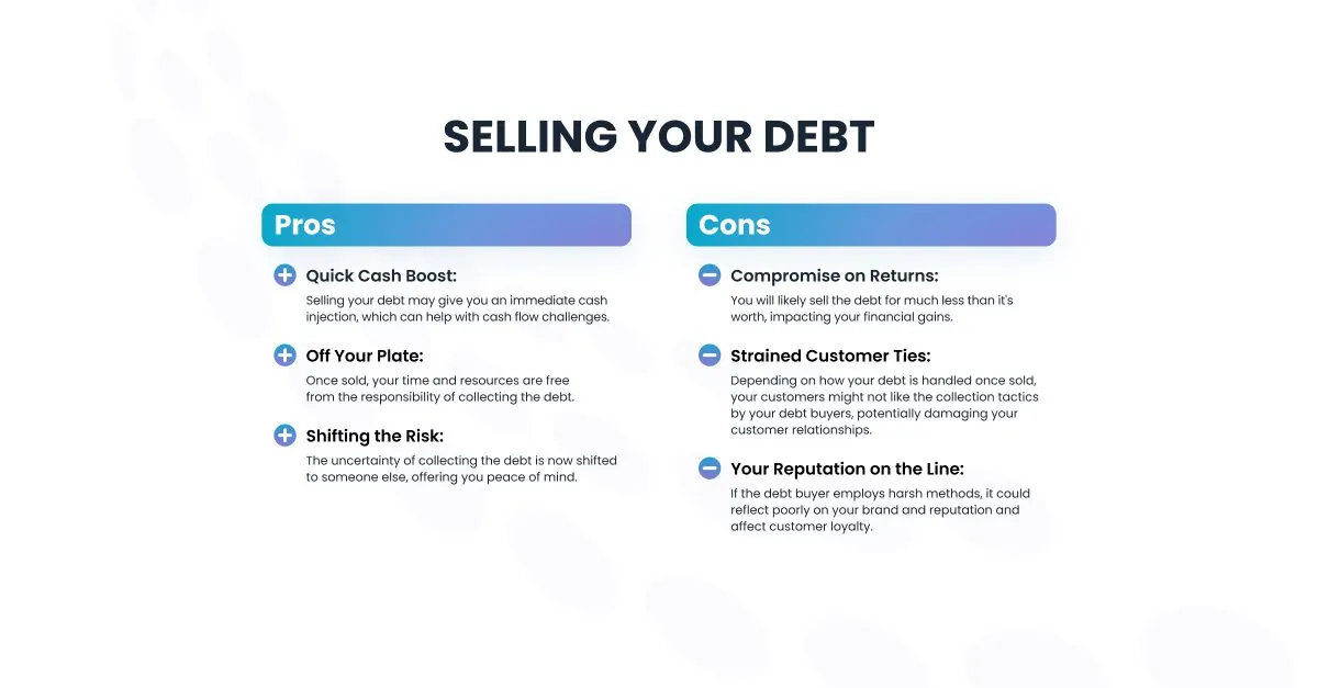 Selling Your Debt - Pros and Cons